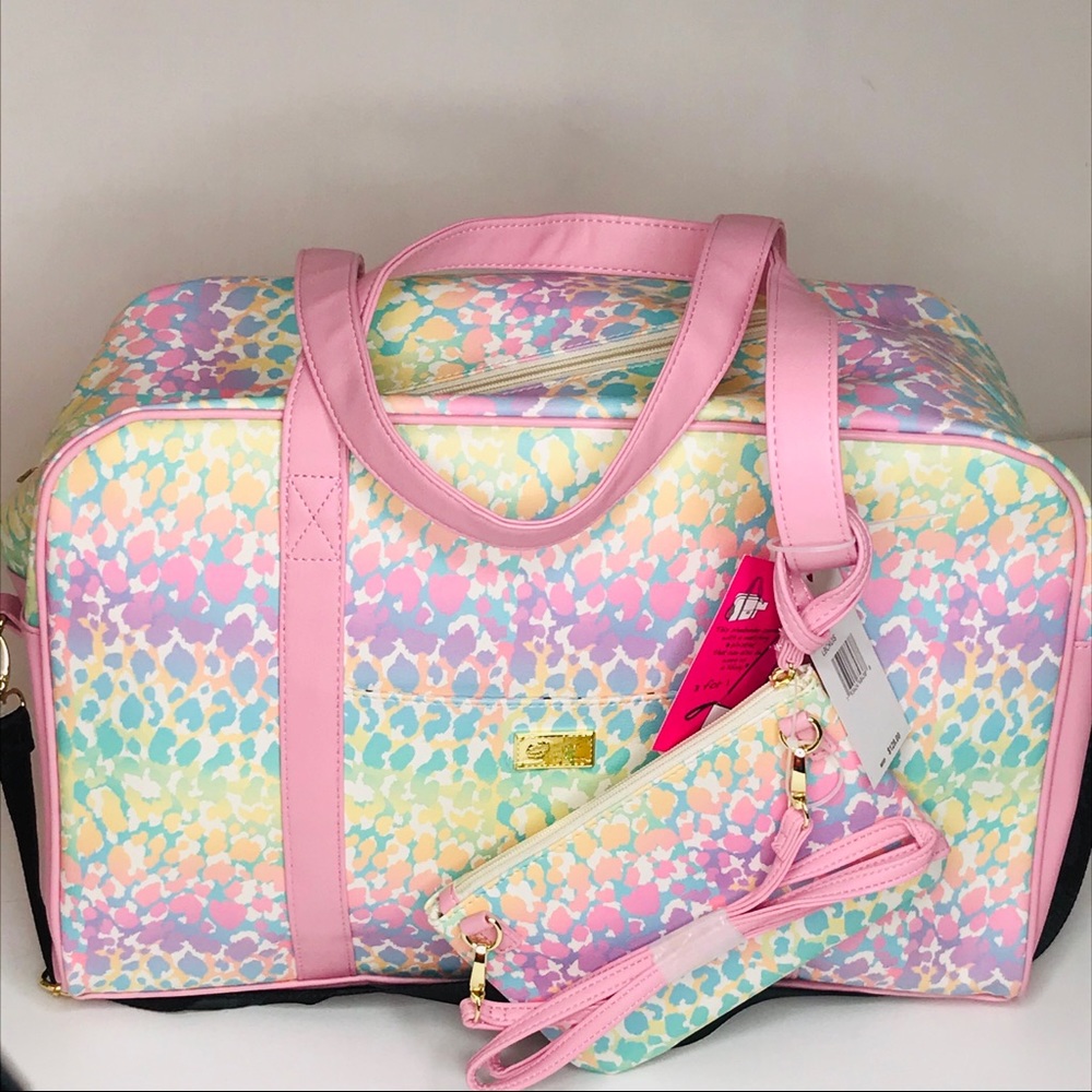 Betsey Johnson Luv Betsey Weekender & Crossbody - Picture 10 of 11